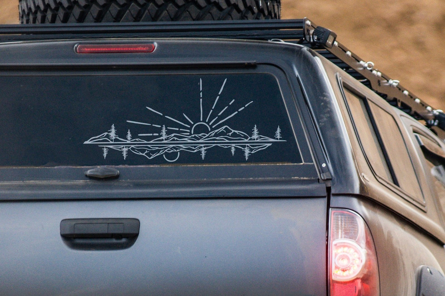 Mountain Sunrise to Sunset Vinyl Decal | 304