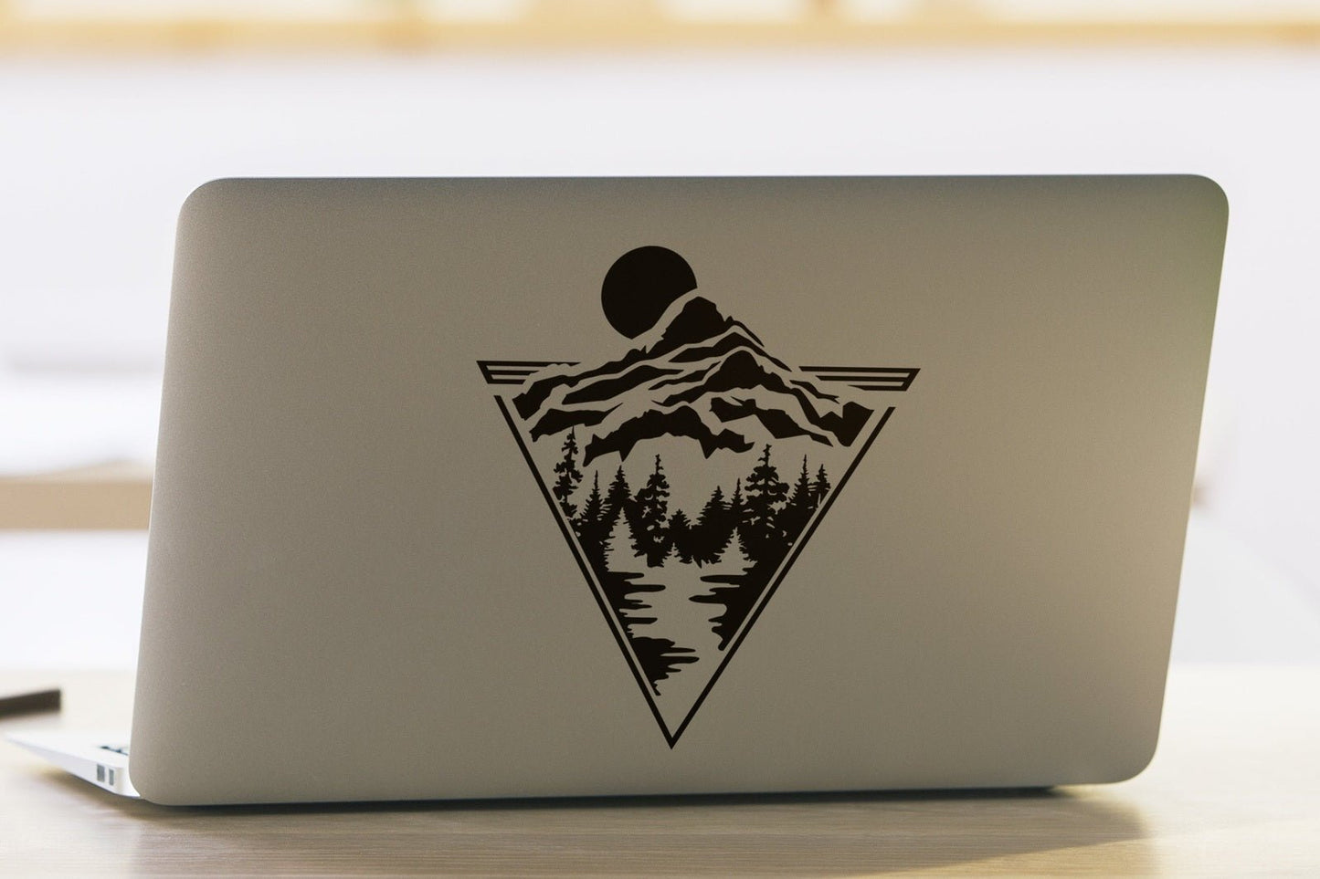 Mountain River Triangle Vinyl Decal | 316