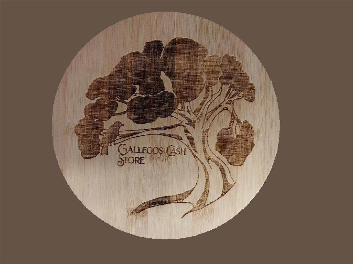 Small Round Cutting Board and Coasters