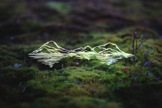 Mountain Range Reflection Vinyl Decal | 274