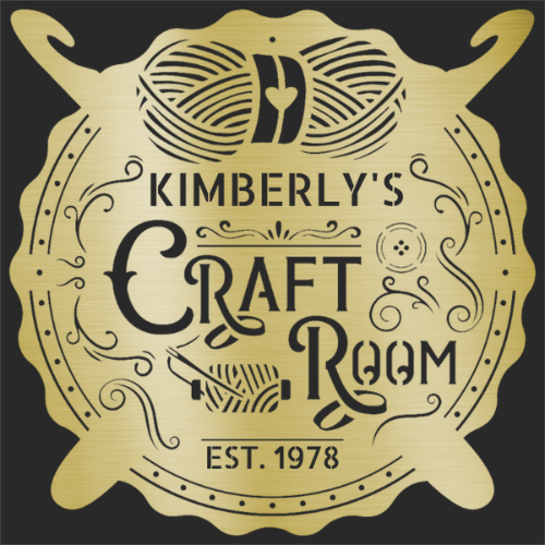 Crochet & Craft Room Custom Metal Sign – Sewing Room Decor