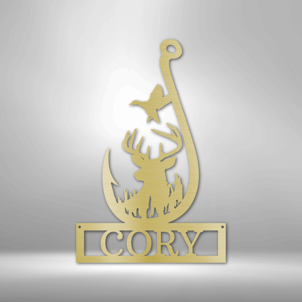 Deer Personalized Gifts - Custom Metal Sign