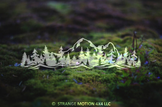 PNW Mountain Vinyl Decal | 4