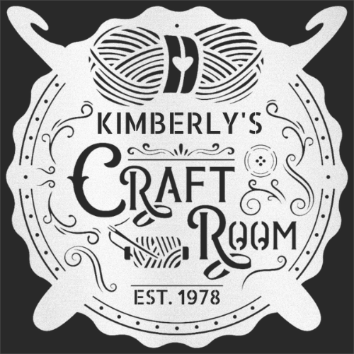 Crochet & Craft Room Custom Metal Sign – Sewing Room Decor