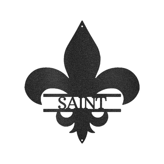 Classic Fleur De Lis Personalized Gifts - Custom Metal Sign
