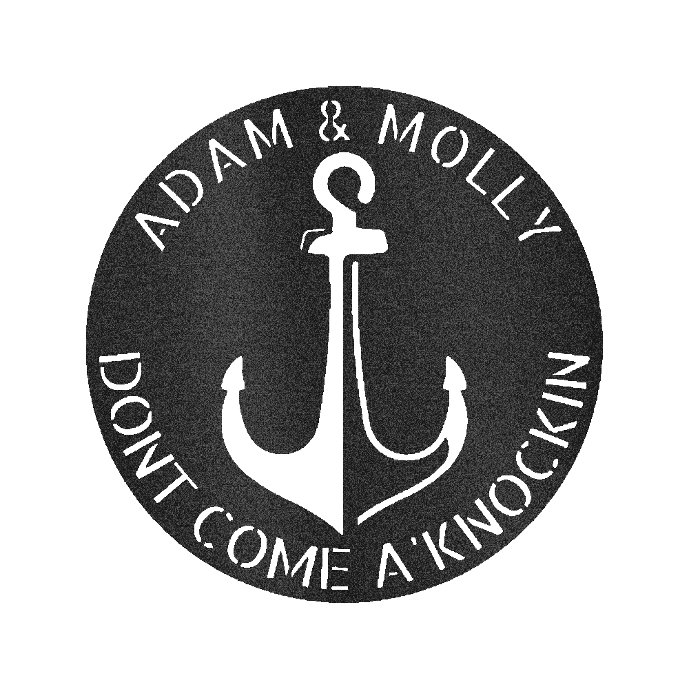 Anchor Plaque Personalized Gifts - Custom Metal Sign