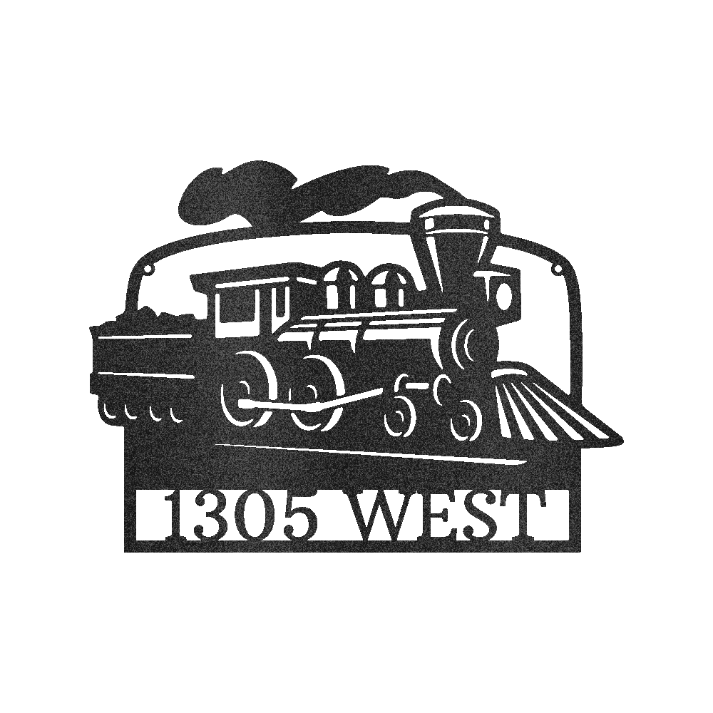 Coal Train Personalized Gifts - Custom Metal Sign