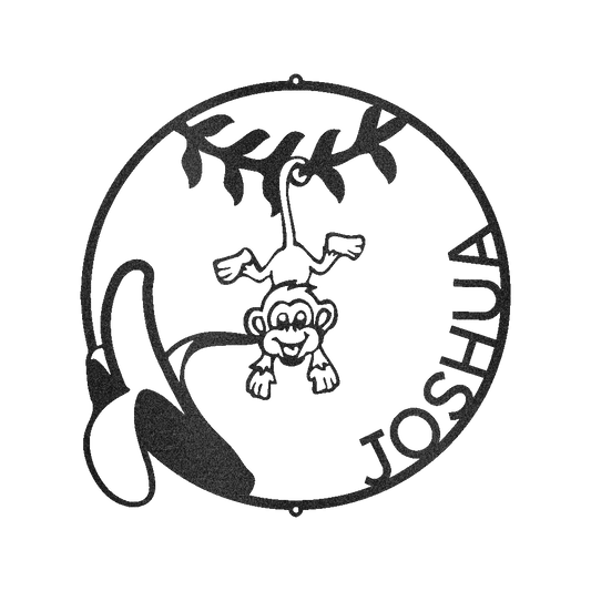 Our Little Monkey Personalized Gifts - Custom Metal Sign