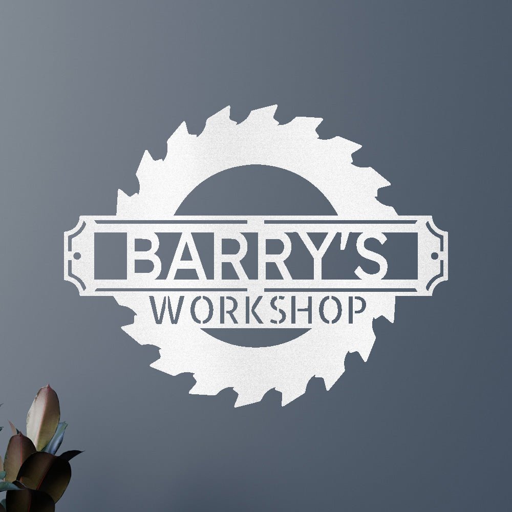 Sawmill Workshop Sign - Custom Metal Sign, Outdoor Home Decor