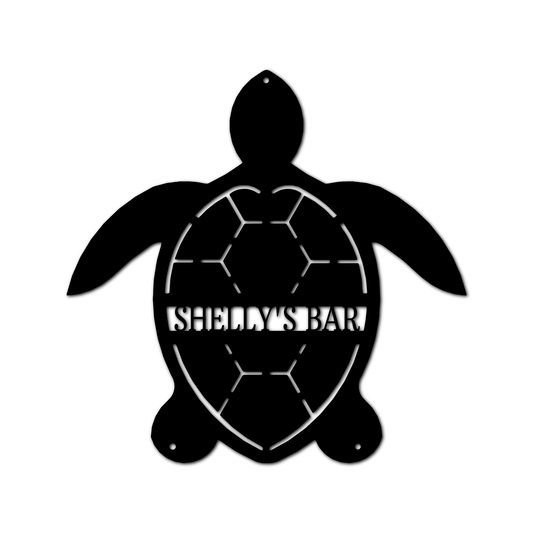 Turtle Personalized Gifts - Custom Metal Sign