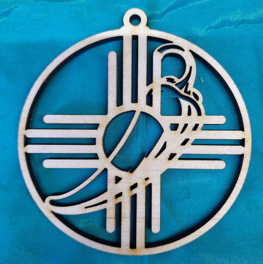 Chile Ornament with NM Zia